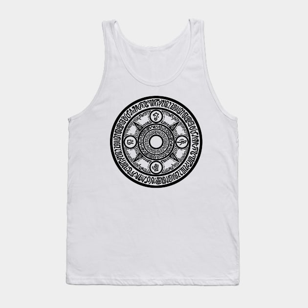 Red Horizon - Nehtali's Spell Circle - Black Tank Top by JascoGames